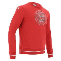 Bluza z okrągłym dekoltem Université de Bologne Merch Bj. Białe bluzy damskie Macron, xl, bez wzorów, z materiału, bez kaptura. Za 259.00 zł.