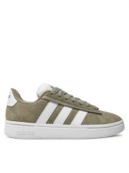 Adidas Sneakersy Grand Court Alpha IH3849 Zielony. Zielone obuwie sportowe damskie Adidas, ze skóry, bez zapięcia. Za 429.99 zł.