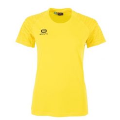 Damski jersey Stanno Bolt. Żółte koszulki sportowe damskie STANNO, bez wzorów, z jersey, bez ramiączek, na fitness i siłownię. Za 180.00 zł.
