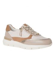 HASSIA Skórzane sneakersy "Bordeaux" w kolorze kremowo-beżowo-jasnobrązowym rozmiar: 41,5. Brązowe obuwie sportowe damskie HASSIA, bez zapięcia. Za 404.99 zł.