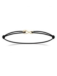 L'Atélier Précieux Bransoletka z elementem ozdobnym rozmiar: onesize. Czarne bransoletki damskie l'Atelier precieux, z mosiądzu. Za 86.99 zł.
