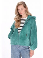 Schmuddelwedda Kurtka polarowa w kolorze turkusowym rozmiar: XL. Niebieskie kurtki damskie Schmuddelwedda, xl, bez wzorów, z polaru, bez kaptura. Za 173.99 zł.