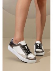 C'M Sneakersy w kolorze złoto-białym rozmiar: 40. Białe obuwie sportowe damskie C'M, bez zapięcia. Za 117.99 zł.