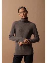 Perfect Cashmere Kaszmirowy golf w kolorze brązowym rozmiar: XXL. Brązowe golfy damskie Perfect Cashmere, xxl, bez wzorów, z kaszmiru, bez ramiączek. Za 391.99 zł.
