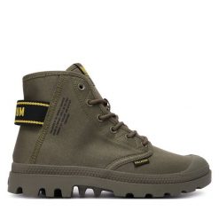 Trapery Palladium. Zielone trapery damskie Palladium, bez zapięcia. Za 389.99 zł.