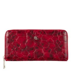 Czerwony Portfel Damski ze Skóry Licowej – Elegancja i Niezawodna Funkcjonalność PD090s90 RFID. Czerwone portfele damskie bez wzorów, ze skóry. Za 161.50 zł.