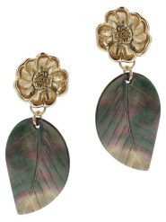 Ivy Pozłacane kolczyki-wkrętki rozmiar: onesize. Szare kolczyki damskie ivy, pozłacane. Za 43.99 zł.