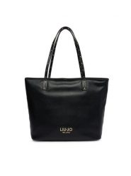 Liu Jo Torebka AA6070 E1012 Czarny. Czarne shopper bag Liu Jo, bez wzorów, ze skóry, bez dodatków. Za 599.99 zł.