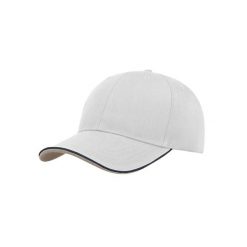 Czapka Z Daszkiem Zoom Piping Sandwich Sports 6 Panel Contrast. Białe czapki z daszkiem damskie ATLANTIS, bez wzorów. Za 40.99 zł.