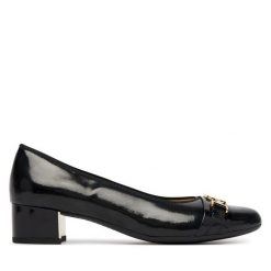 Czółenka Ara. Czarne czółenka damskie Ara, bez wzorów, bez obcasa. Za 589.99 zł.