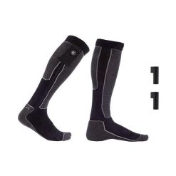 Skarpetki ogrzewane Comfort - 1 para baterii Dorośli. Czarne skarpetki damskie G-HEAT, bez wzorów, z materiału. Za 332.34 zł.