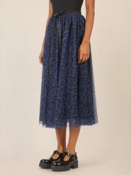 APART Spódnica w kolorze niebiesko-czarnym rozmiar: 46. Niebieskie spódnice damskie Apart, bez wzorów, z tiulu, midi. Za 282.99 zł.