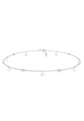Elli Damski Choker soliter błyszczący Geo z kryształami w srebrze 925 sterling silver Naszyjniki 1 ct. Szare naszyjniki damskie Elli, srebrne. Za 228.99 zł.