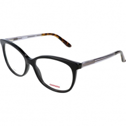 Oprawki "CA6648" w kolorze czarno-szarym. Czarne okulary przeciwsłoneczne damskie Carrera, Ferragamo. W wyprzedaży za 119.95 zł.