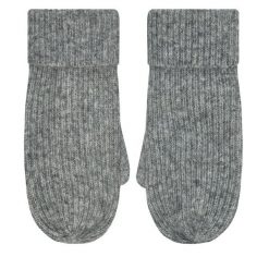 Rękawiczki Damskie Pieces. Szare rękawiczki damskie Pieces, bez wzorów, z dzianiny. Za 79.99 zł.