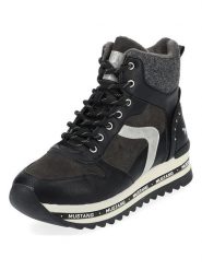 Ara Shoes Botki w kolorze czarno-biało-antracytowym rozmiar: 39. Białe botki damskie Ara Shoes, bez obcasa, na platformie, bez zapięcia. Za 209.47 zł.