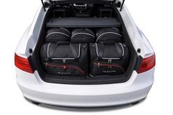 Torby Do Bagażnika Audi A5 Sportback 2009-2016 5Szt Kjust. Czarne torby podróżne KJUST, bez wzorów, z kauczuku. Za 1,575.00 zł.