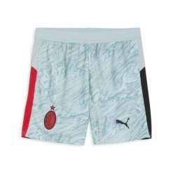 Młodzieżowe szorty bramkarskie AC Milan 25/26 PUMA. Czerwona spodenki sportowe damskie Puma, m, bez wzorów, z tkaniny, do piłki nożnej. Za 169.00 zł.