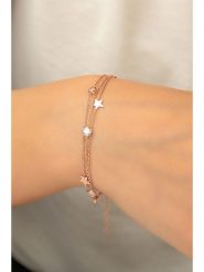 Lodie Silver Srebrna bransoletka z elementami ozdobnymi rozmiar: onesize. Szare bransoletki damskie Lodie Silver, srebrne. Za 83.95 zł.