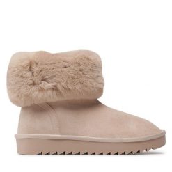 Botki Jenny Fairy. Brązowe botki damskie Jenny Fairy, bez obcasa, na płaskiej podeszwie, bez zapięcia. Za 95.98 zł.