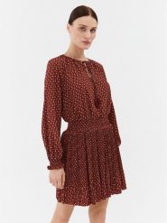 Pepe Jeans Sukienka codzienna Katri PL953422 Brązowy Regular Fit. Brązowe sukienki damskie Pepe Jeans, bez wzorów, z jeansu, bez ramiączek. Za 249.99 zł.