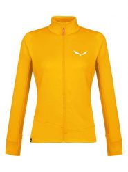 Salewa Kurtka polarowa "Puez" w kolorze żółtym rozmiar: 42. Żółte kurtki damskie Salewa, bez wzorów, z materiału, bez kaptura. Za 259.74 zł.