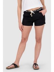 Alife and kickin Szorty "Reina" w kolorze czarnym rozmiar: XXL. Czarne szorty damskie Alife and Kickin, bez wzorów, z tkaniny. Za 69.99 zł.