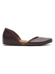 Comfortfusse Skórzane baleriny w kolorze bordowym rozmiar: 38. Czerwone balerinki damskie Comfortfüße, bez wzorów, z okrągłym noskiem. Za 260.99 zł.