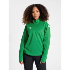 Bluza do piłki ręcznej dla dorosłych Hummel hml CORE XK. Zielone bluzy damskie Hummel, s, bez wzorów, bez kaptura. Za 204.00 zł.