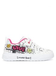 Primigi Sneakersy 2464700 Biały. Białe buty sportowe dziewczęce Primigi, ze skóry, bez zapięcia. Za 199.99 zł.