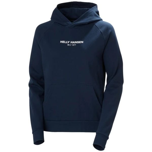 Bluza damska Helly Hansen Core. Niebieskie bluzy damskie Helly Hansen, na lato, l, bez wzorów, z bawełny, bez kaptura. Za 374.70 zł.