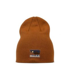 Czapka BUFF KNITTED BEANIE LILON LONG COPPER. Brązowe czapki damskie Buff, na zimę, bez wzorów. W wyprzedaży za 83.93 zł.