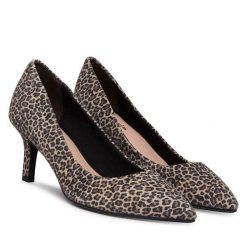 Czółenka Tamaris. Brązowe czółenka damskie Tamaris, bez wzorów, bez obcasa. Za 409.99 zł.