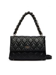 Guess Torebka Maxine HWQG97 33200 Czarny. Czarne torebki klasyczne damskie Guess, ze skóry, bez dodatków. Za 584.99 zł.