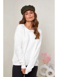 Soft Cashmere Sweter w kolorze kremowym rozmiar: 34/36. Brązowe swetry klasyczne damskie Soft Cashmere, bez kołnierzyka. Za 143.95 zł.