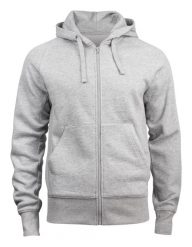 Clique Bluza z kapturem Harper rozpinana z mieszanki bawełny – grey melange. Szare bluzy damskie CLIQUE, m, bez wzorów, z bawełny, z kapturem. Za 307.40 zł.