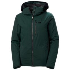 Damska kurtka narciarska Helly Hansen snowbird 2.0. Zielone kurtki damskie Helly Hansen, na zimę, bez wzorów, bez kaptura. W wyprzedaży za 1,243.50 zł.