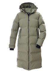 Killtec Płaszcz zimowy w kolorze szarozielonym rozmiar: 40. Zielone płaszcze damskie Killtec, na zimę, s, bez wzorów, z puchu, bez kaptura. Za 528.34 zł.