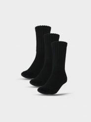 4F Skarpetki casual za kostkę (3-pack) damskie - czarne 35-38. Czarne skarpetki damskie 4F, bez wzorów, z bawełny. W wyprzedaży za 39.99 zł.