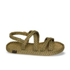 Sandały damskie TAHITI. Czarne sandały damskie Aulp, bez wzorów, z kauczuku, bez obcasa, bez zapięcia. Za 349.99 zł.