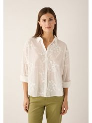 More & More Bluzka w kolorze białym rozmiar: 46. Białe bluzki damskie More & More, bez wzorów, bez kołnierzyka, bez ramiączek. Za 210.81 zł.