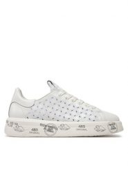 Premiata Sneakersy Belle VAR 6283 Biały. Białe obuwie sportowe damskie Premiata, z materiału, bez zapięcia. Za 1,170.56 zł.