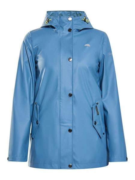 Schmuddelwedda Kurtka przeciwdeszczowa w kolorze niebieskim rozmiar: XL. Niebieskie kurtki sportowe damskie Schmuddelwedda, xl, bez wzorów, bez kaptura. Za 327.87 zł.