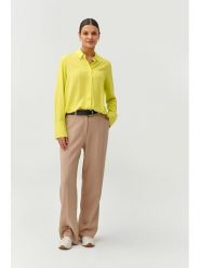 TATUUM Bluzka w kolorze żółtym rozmiar: 38. Żółte bluzki damskie TATUUM, bez wzorów, z wiskozy, bez kołnierzyka, bez ramiączek. Za 143.95 zł.