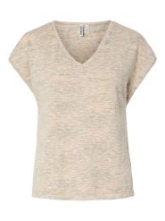 Pieces Sweter w kolorze beżowym rozmiar: L. Brązowe swetry klasyczne damskie Pieces, l, bez kołnierzyka. Za 87.61 zł.