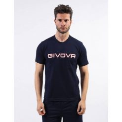 Koszulka Givova Marine Blue z Bawełny 2XS Unisex - Elegancja i Komfort. Niebieskie bluzki damskie Givova, xs, bez wzorów, z bawełny, eleganckie, bez kołnierzyka, bez ramiączek. Za 52.75 zł.