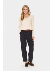 SAINT TROPEZ Sweter w kolorze beżowym rozmiar: XL. Brązowe swetry klasyczne damskie Saint Tropez, s, z wiskozy, bez kołnierzyka. Za 79.21 zł.