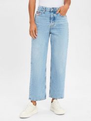 Tommy Jeans Dżinsy proste - Layla Kobiety Bawełna niebieski, 28-30. Niebieskie jeansy damskie Tommy Jeans. Za 329.95 zł.