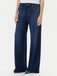 Guess Jeansy W5YA82 D0782 Granatowy Wide Leg. Niebieskie jeansy damskie Guess. Za 459.99 zł.