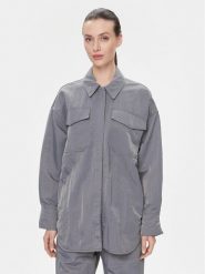 Samsøe Samsøe Koszula Gira F23400007 Szary Oversize. Szare koszule damskie Samsøe & Samsøe, s, bez wzorów, z syntetyku, bez kołnierzyka, bez ramiączek. Za 479.99 zł.